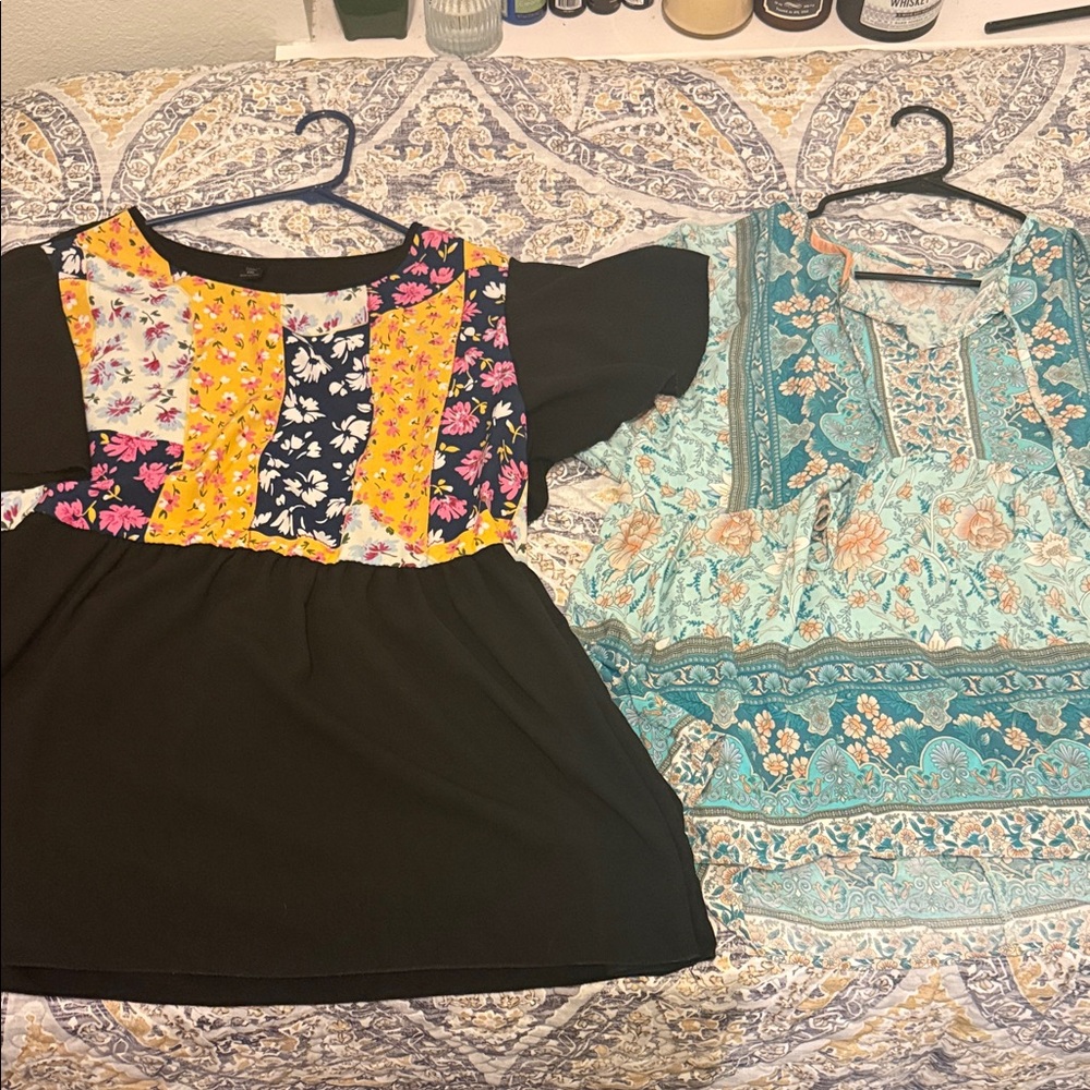 Floral Patchwork and Paisley Blouses
